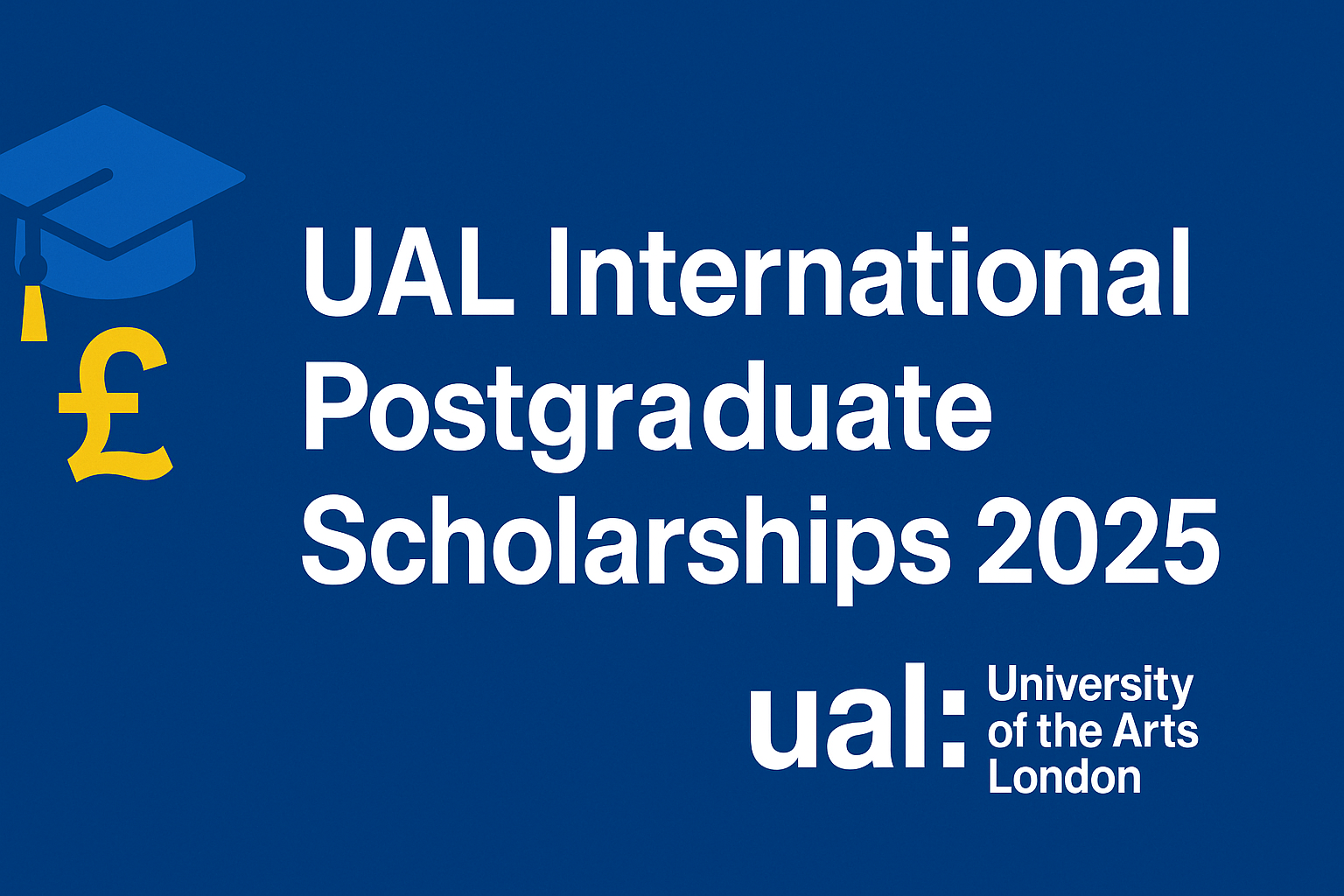 UAL International Postgraduate Scholarships 2025