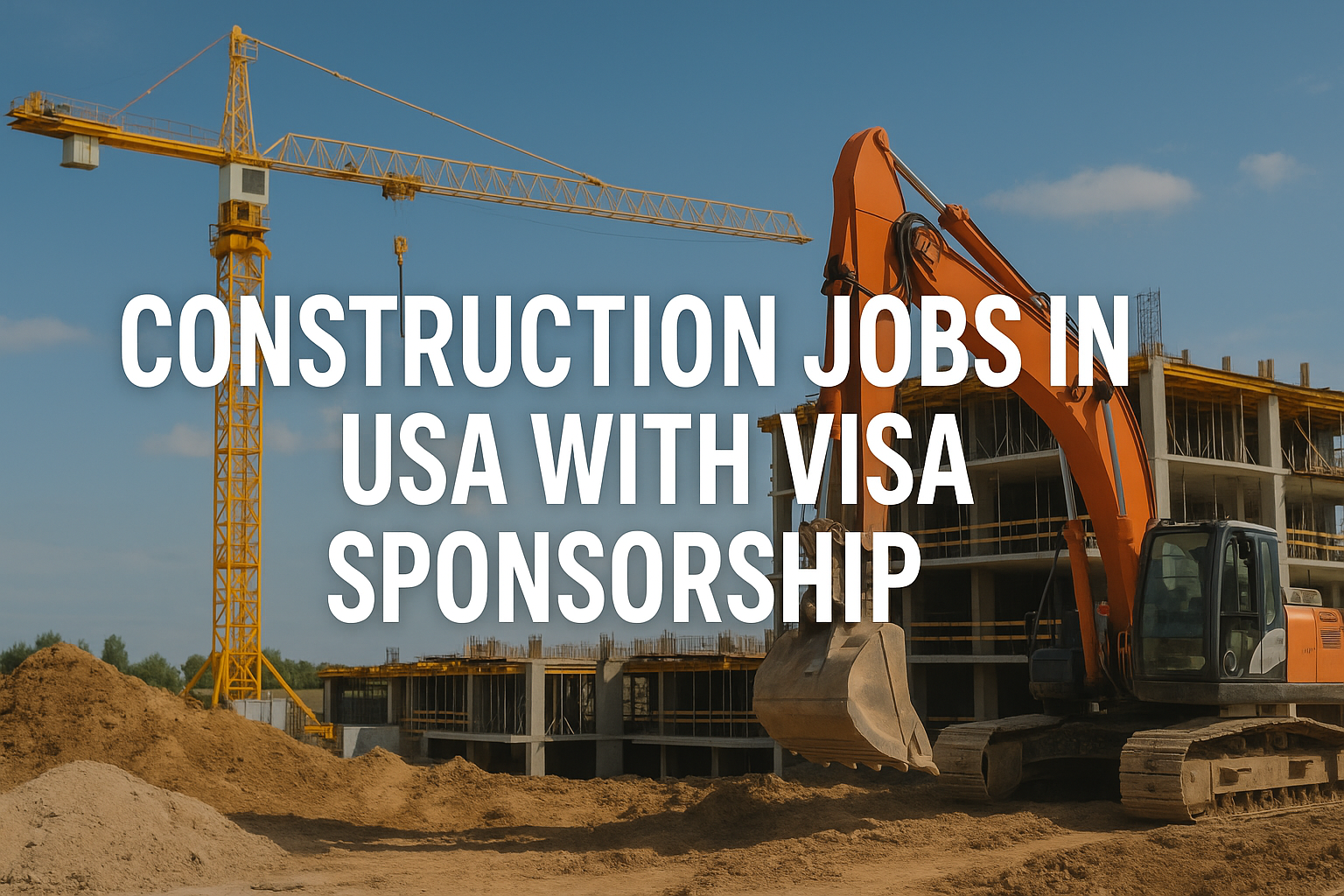 Construction Jobs In USA With Visa Sponsorship