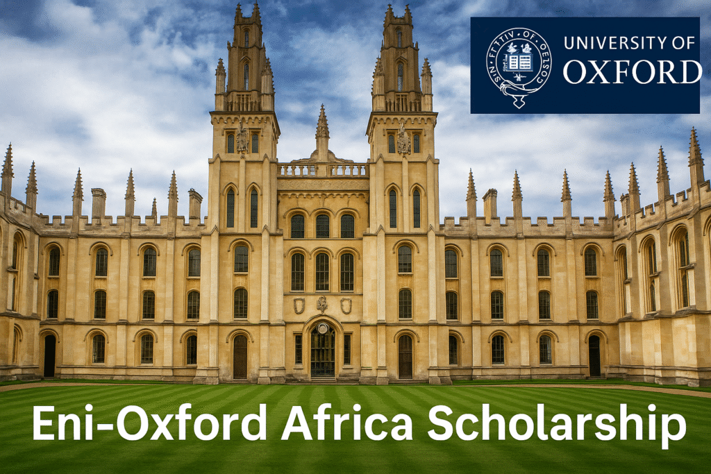 Eni-University of Oxford Fully-Funded MBA Scholarship