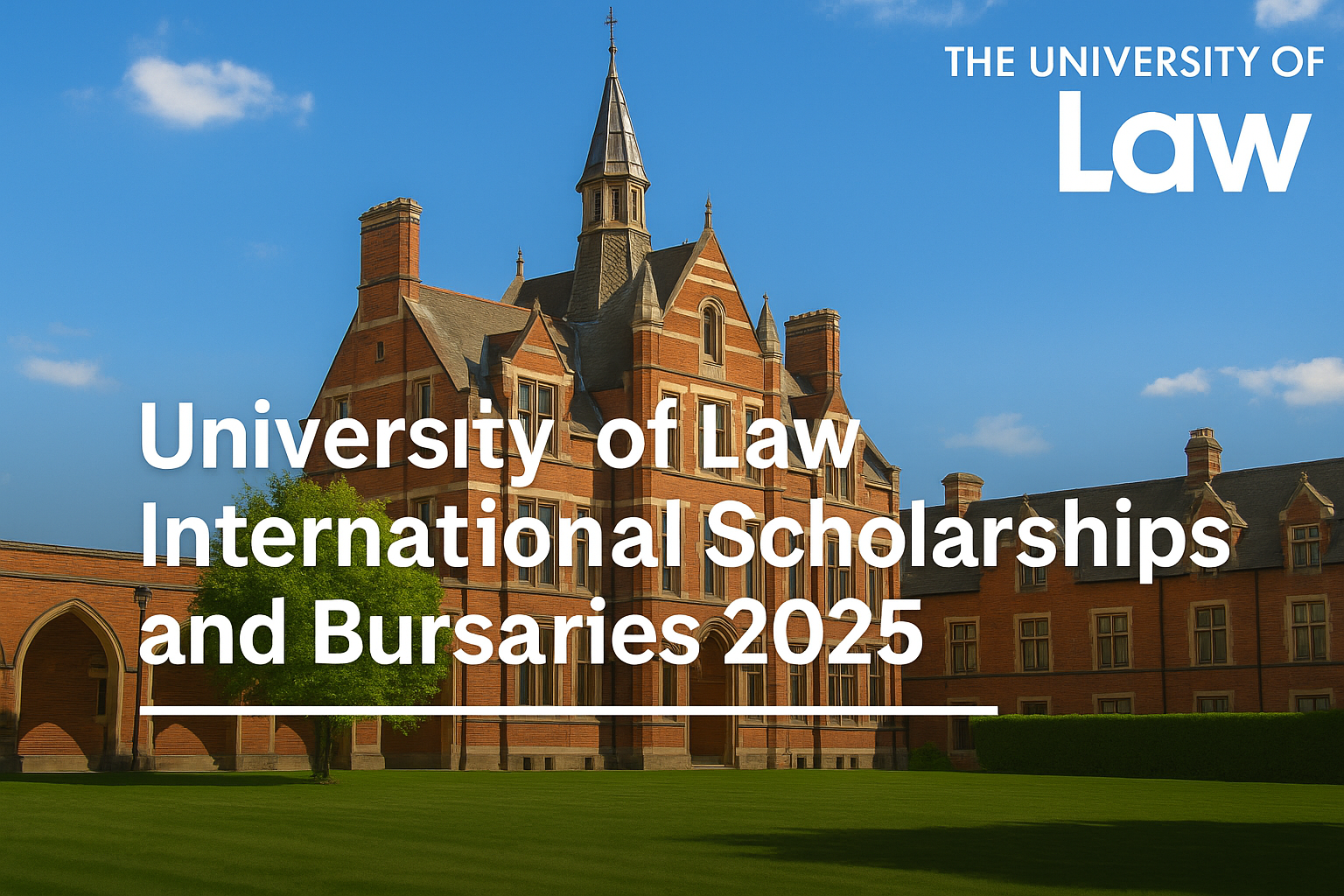 International scholarships and scholarships at the University of Law 2025